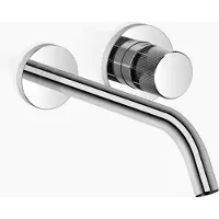 Dornbracht META PURE Mitigeur mural de lavabo sans vidage, saillie 250mm, bec fixe, 36861664-00, 36861664-00