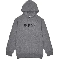 FOX Kid's Absolute Fleece Pullover Felpa con cappuccio Bambini (M, grigio)