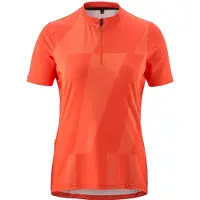 Gonso Women's Adventure Jersey Halfzip Maglietta da ciclismo Donna (38, rosso)