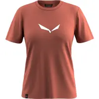 Salewa Women's Solid Dri-Release S/S Tee T-shirt Donna (36, rosso)