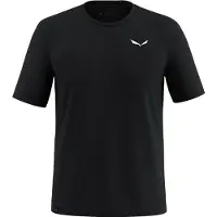 Salewa Eagle Minilogo Alpine Merino T-Shirt Maglia merino Uomo (50, nero)