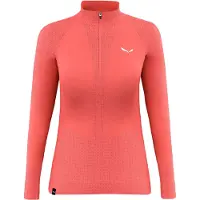 Salewa Maglietta A Manica Larga Con Mezza Cerniera Zebru Med Warm Amr