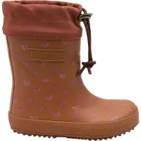 Bisgaard Kid's Thermo Stivali di gomma Bambini (31, marrone/rosso)