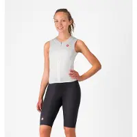 Castelli Women's Free Sanremo Tri Suit Sleeveless Tuta ciclismo intera Donna (S, grigio)
