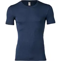 Engel Shirt S/S Intimo lana merinos Uomo (50/52, blu)