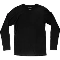 Devold Breeze Shirt Intimo lana merinos Uomo (XXL, nero)