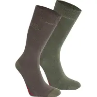 Craghoppers Nosilife Travel Twin Pack Socks Calze da trekking (36-38, olivia)