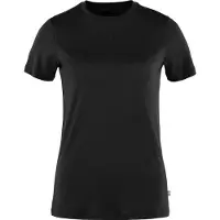 Fjällräven Women's Abisko Wool S/S T-shirt Donna (XXS, nero)