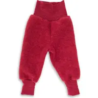 Engel Baby Trousers with Navel Waistband Pantaloni in pile Bambini (86/92, rosso)