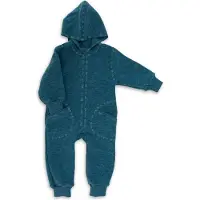 Engel Baby Overalls with Hood and Zip Tuta outdoor Bambini (86/92, blu)