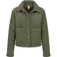 Engel Women's Cropped Jacket Giacca di lana Donna (34/36, olivia)