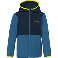 Vaude Kid's Pulex Hooded Jacket II Giacca in pile Bambini (104, blu)
