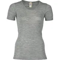 Engel Women's Undershirt S/S Intimo lana merinos Donna (34/36, grigio)