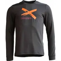 Zimtstern Crewz Shirt L/S Pullover in pile Uomo (L, grigio/nero)