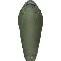 Grüezi Bag Biopod Wolle Survival Ice XXL Sacco a pelo in piuma (205 cm - 235 x 95 x 67 cm, verde)