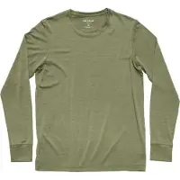 Devold Classic L/S Maglia merino Uomo (XL, olivia)