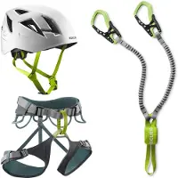 Edelrid Skye Kit Set da arrampicata (L/XL, bianco)