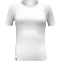 Salewa Women's Puez Sporty Dry T-Shirt Maglia funzionale Donna (42, bianco/grigio)