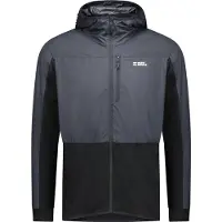 Mons Royale Diversion Merino Wind Jacket Giacca ciclismo Uomo (XL, nero/blu)