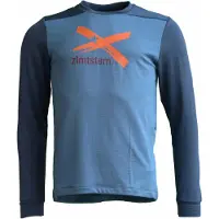 Zimtstern Crewz Shirt L/S Pullover in pile Uomo (S, blu)