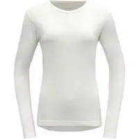 Devold Breeze Woman Shirt Intimo lana merinos Donna (XS, grigio/bianco)