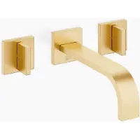Dornbracht MEM Mitigeur mural pour lavabo sans vidage, saillie 200mm, kit de montage final, 36712782-28, 36712782-28