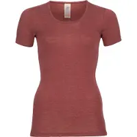 Engel Women's Undershirt S/S Intimo lana merinos Donna (38/40, rosso)