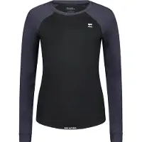 Mons Royale Women's Tarn Merino L/S Maglia a manica lunga merino Donna (S, nero)