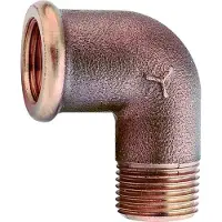 Maestrini Connettore A Gomito Bronzo M-f 3´´