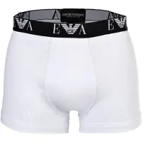 Emporio Armani per uomo. EM000259_AF14131 Set di 3 boxer casual bianchi (M), Bianco, Homewear, Cotone