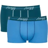 Sloggi Boxer 'Blue Start' blu ciano / blu chiaro / menta