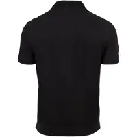 Armani Exchange per uomo. 8NZFSGZJ81Z1200 Polo nera a tinta unita (XXL), Nero, Casual, Cotone, Manica corta