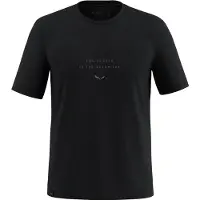 Salewa Eagle EITD Alpine Merino T-Shirt Maglia merino Uomo (52, nero)