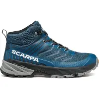 Scarpa Kid's Rush Mid GTX Scarpe da trekking Bambini (37, blu)