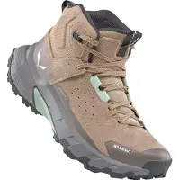 Salewa Women's Pedroc 2 Leather Mid PTX Scarpe da trekking Donna (38, beige/grigio)