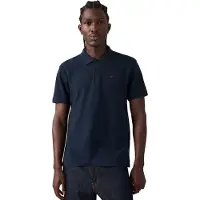 Levi's per uomo. 005FM-0003 Polo blu navy originale (L), Casual, Cotone, Manica corta