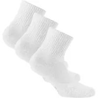 Rohner Sport Quarter Calze casual (39-42, bianco)