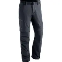 Maier Sports Tajo 2 Pantaloni da trekking Uomo (114 - Long, nero/grigio)