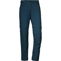 Schöffel Women's Pants Ascona Zip Off Pantaloni da trekking Donna (22 - Short, blu)