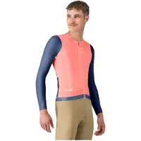 Castelli Corretto L/S Jersey Maglietta da ciclismo Uomo (L, variopinto)
