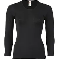 Engel Women's Undershirt L/S Intimo lana merinos Donna (46/48, nero)