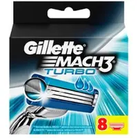 Gillette Mach 3 Turbo 8 testine — Testina rasoio ricambio