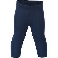 Engel Baby Fine Rib Leggings Intimo lana merinos Bambini (62/68, blu)