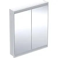 Geberit ONE armoire de toilette avec ComfortLight, 2 portes, montage encastré, 75x90x15cm, 505.802.00.2, 505.802.00.2