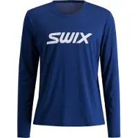 Swix Relay L/S Maglia da corsa Uomo (L, blu)