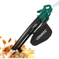 Vonroc Soffiatore foglie elettrico 3300W | 3 in 1. Soffiatore, aspiratore e trituratore