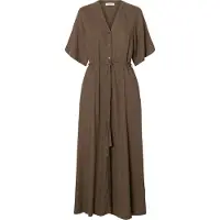 Selected Vestito Lungo Donne Marrone 42