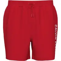 Calvin Klein Medium Drawstring Swim Trunk Aged Redwood Taglia: XL | Pantaloncini da bagno Outlet | Uomo | Marrone