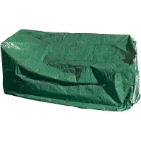 OEM Copertura per panchina da giardino resistente alle intemperie, nera, 190x65x96 cm