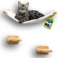 OEM Parete da arrampicata per gatti in legno, 3 pezzi, grande
